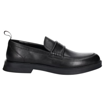 ανδρικά δερμάτινα lenner loafers μαύρα σε προσφορά