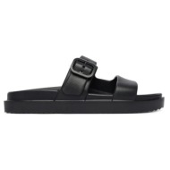  γυναικείες παντόφλες μαύρες tommy hilfiger fw0fw08953-bds