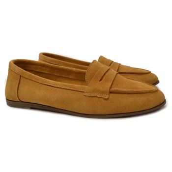 hawkins loafer 620002-f mustard suede