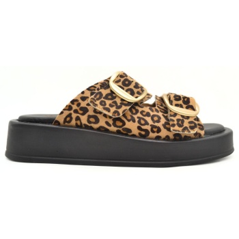 hawkins γυναικειο σανδαλι 23086 λεοπαρ