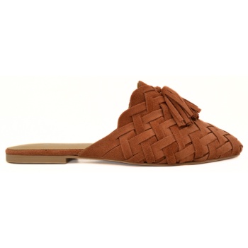 hawkins mules 7096 κεραμιδι suede