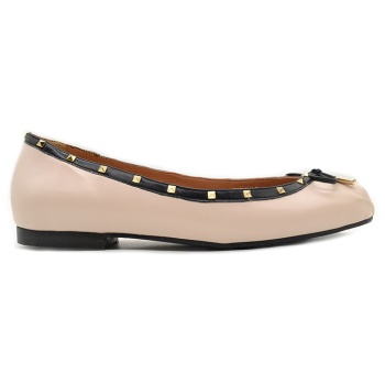 hawkins μπαλαρινα 220925 off white/maυρο