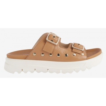 geox xand slippers brown σε προσφορά