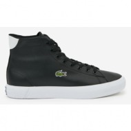  lacoste gripshot mid sneakers black