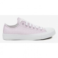  converse reverse stitched sneakers violet