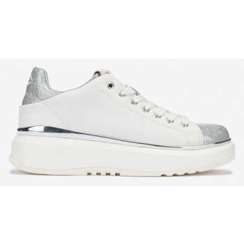 replay sneakers white silver σε προσφορά