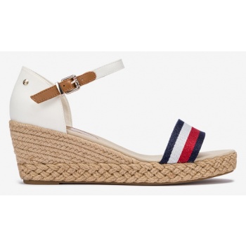 tommy hilfiger shimmery ribbon wedges
