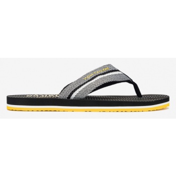 tom tailor flip-flops black yellow