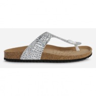  geox brionia slippers silver