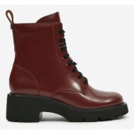  camper ankle boots red
