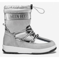  moon boot kids snow boots silver