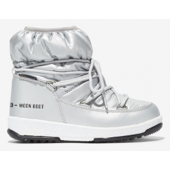 moon boot kids snow boots silver σε προσφορά