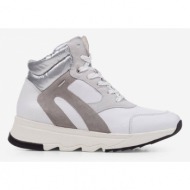  geox falena ankle boots white grey