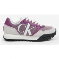  calvin klein jeans toothy runner bold sneakers violet