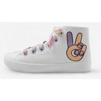 reima peace high top kids sneakers white σε προσφορά