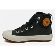  converse chuck taylor all star berkshire boot leather kids sneakers black