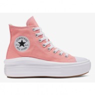  converse chuck taylor all star move sneakers pink