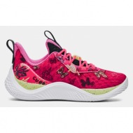  under armour gs curry 10 girl dad kids sneakers pink