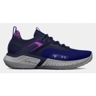  under armour ua project rock 5 disrupt sneakers grey