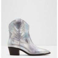 aldo valley ankle boots silver