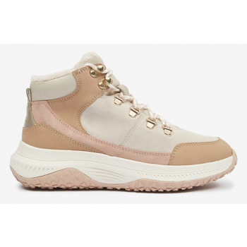 geox d oliviera ankle boots beige σε προσφορά