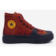  converse chuck taylor all star construct outdoor tone sneakers brown