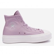  converse chuck taylor all star lift sneakers violet
