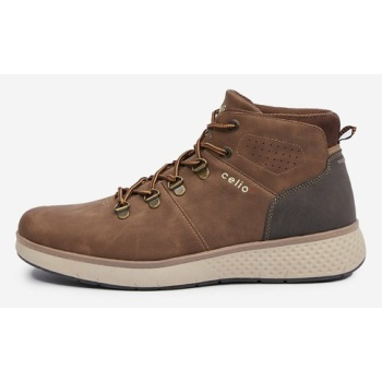 celio ankle boots brown