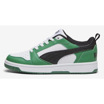 puma rebound v6 kids sneakers green