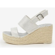  replay sandals silver