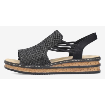 rieker sandals black σε προσφορά