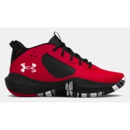  under armour ua ps lockdown 6 kids sneakers red