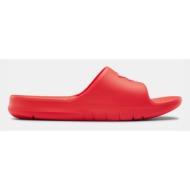  under armour core slippers red