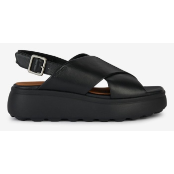 geox spherica sandals black