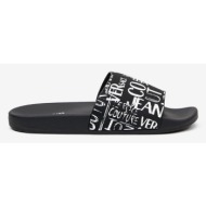  versace jeans couture fondo slide slippers black