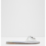  aldo jellyicious slippers white