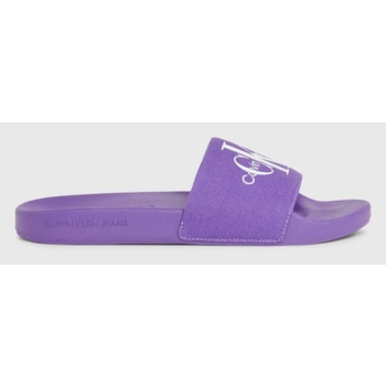 calvin klein jeans slippers violet σε προσφορά
