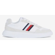  tommy hilfiger light cupsole sneakers white