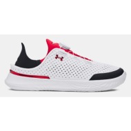  under armour ua flow slipspeed trainr syn sneakers white