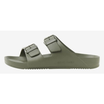 jack & jones croxton slippers green