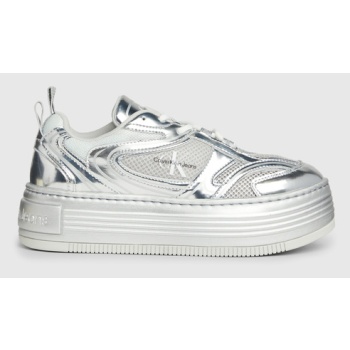 calvin klein jeans sneakers silver σε προσφορά