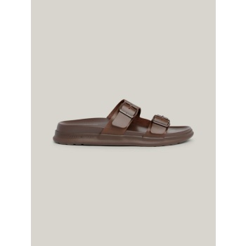 tommy hilfiger slippers brown