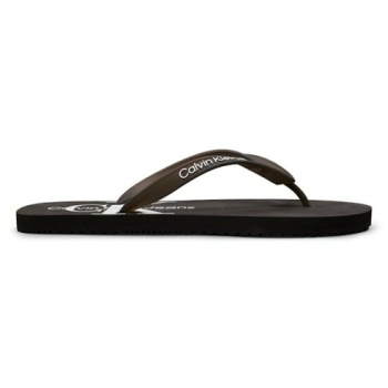 calvin klein jeans flip-flops black σε προσφορά