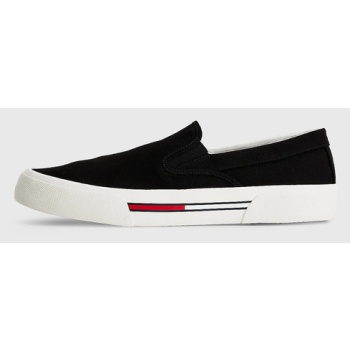 tommy jeans slip on black σε προσφορά