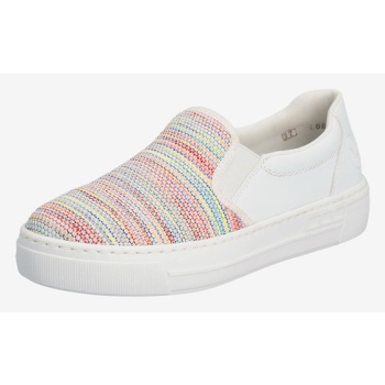 rieker slip on white σε προσφορά