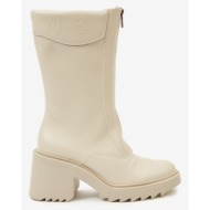  pepe jeans boss tall boots white