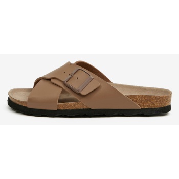 ojju slippers brown σε προσφορά