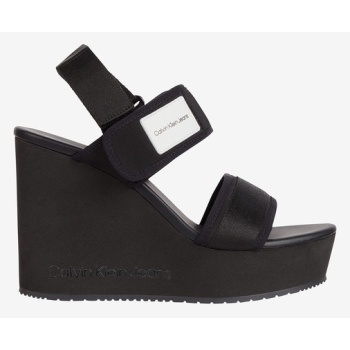 calvin klein jeans sandals black σε προσφορά