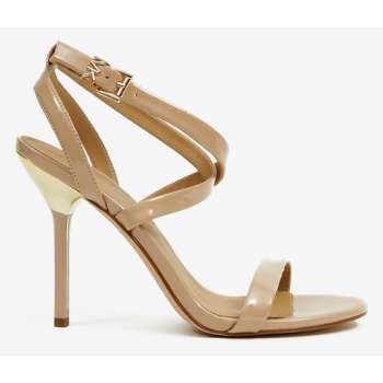 michael kors asha sandals beige