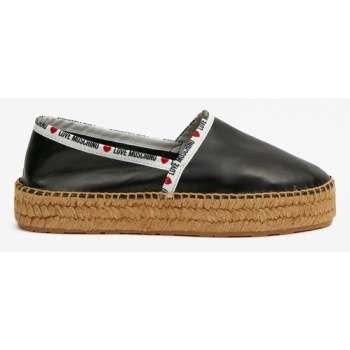 love moschino espadrille black σε προσφορά